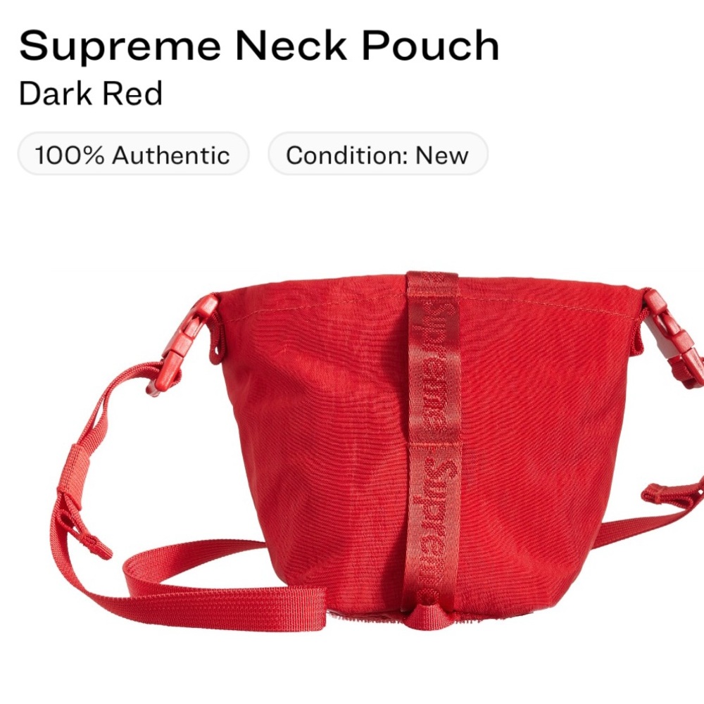 NWT Supreme Neck Pouch FW20